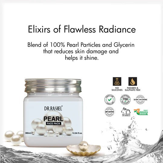 DR.RASHEL Pearl Face Pack for Men & Women - 380ml - 4