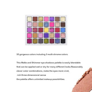 Shopaarel Spectrum-1 - 35 Color Eyeshadow Palette - 5