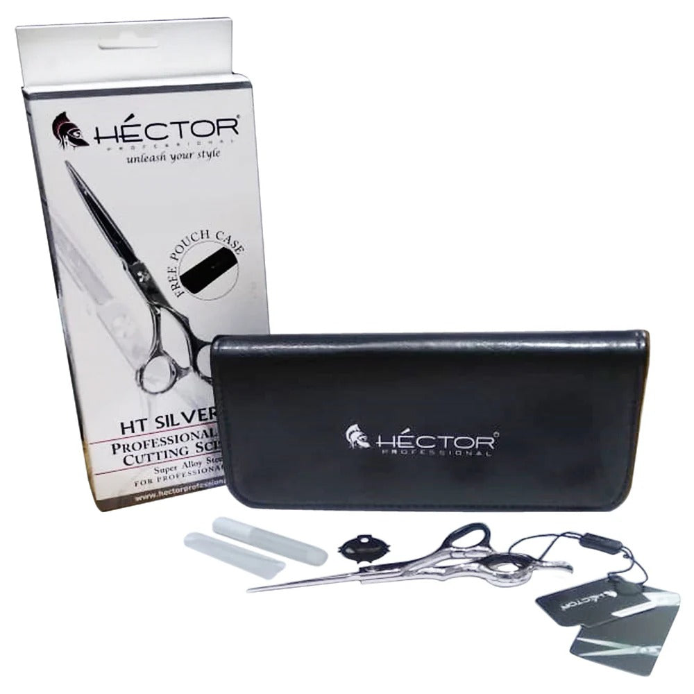Hector Hair Cutting Scissor HT-Silverex, 5.5" | Professional Salon-Grade Scissors - 4