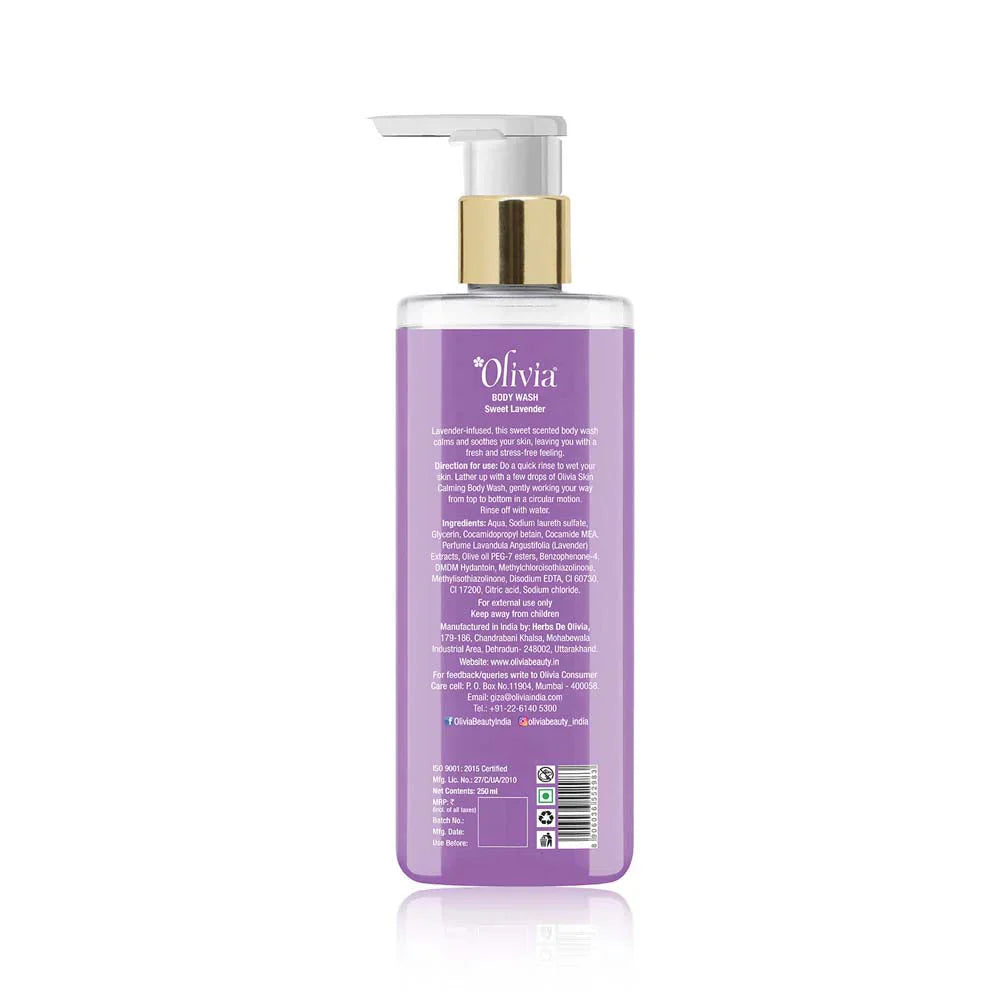 Olivia Skin Calming Body Wash with Sweet Lavender - 2