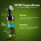Olivia Skin Purifying Face Cleansing Foam with Salisylic Acid, Tea Tree, & Rosemarry Leaf Oil - 3
