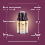 Dazzler Eterna Marvelous Foundation In Range of  (MarbleMF),(BruleeMF),(CreamMF),(CoffeeMF),(NaturalMF),(BiscottiMF) - 2