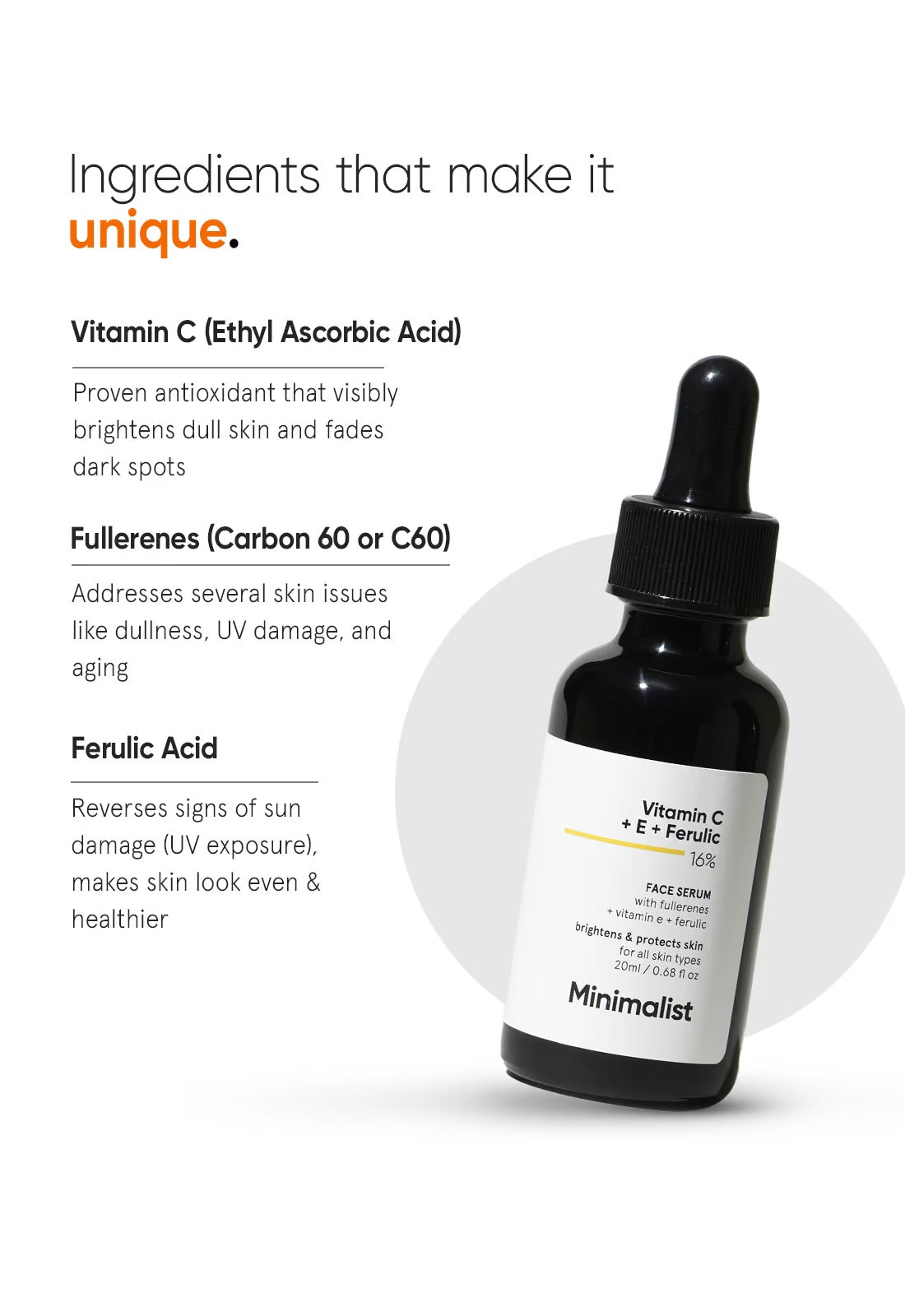 Minimalist Vitamin C + E + Ferulic 16% Face Serum - 4