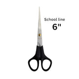 ProLine School Line 6 Black Scissor - 1
