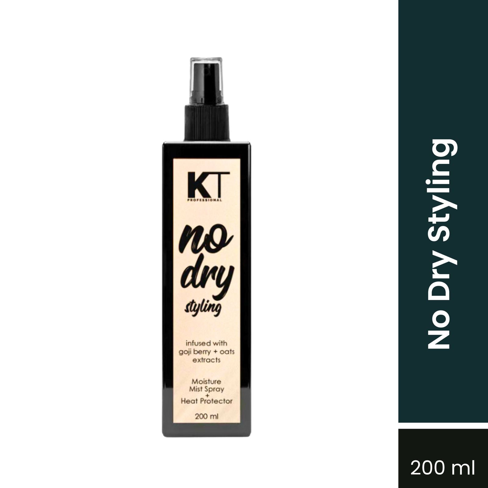KT Professional No More Dry Styling Moisture Mist Hair Spray For Men & Women - 200ml | Hydrating & Frizz Control - 3