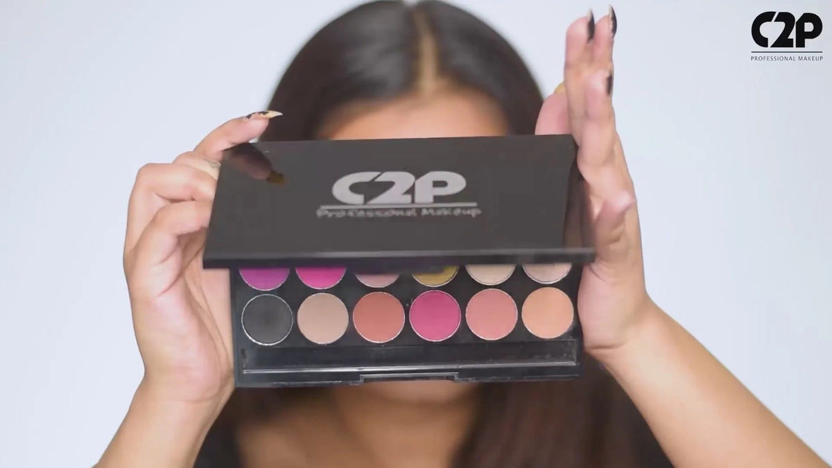 C2P Deep Rose Eyeshadow Palette - 20g - 6