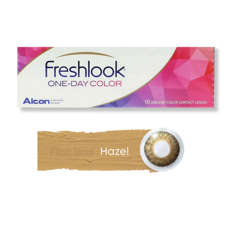 Alcon Freshlook One Day Colour Contact Lens in (Green  Blue Pure Hazel) - 1