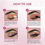C2P Deep Rose Eyeshadow Palette - 20g - 5