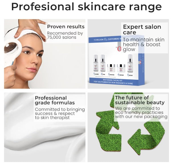 O3+ Tan-Pigmented Whitening Facial Kit - (5Pcs) - 3