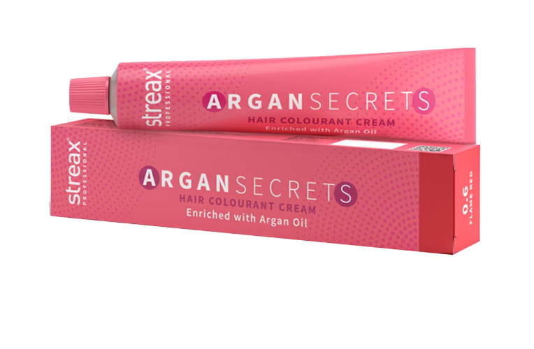 Streax Professional Argan Secrets Hair Colourant Cream - Flame Red 0.6 - 1