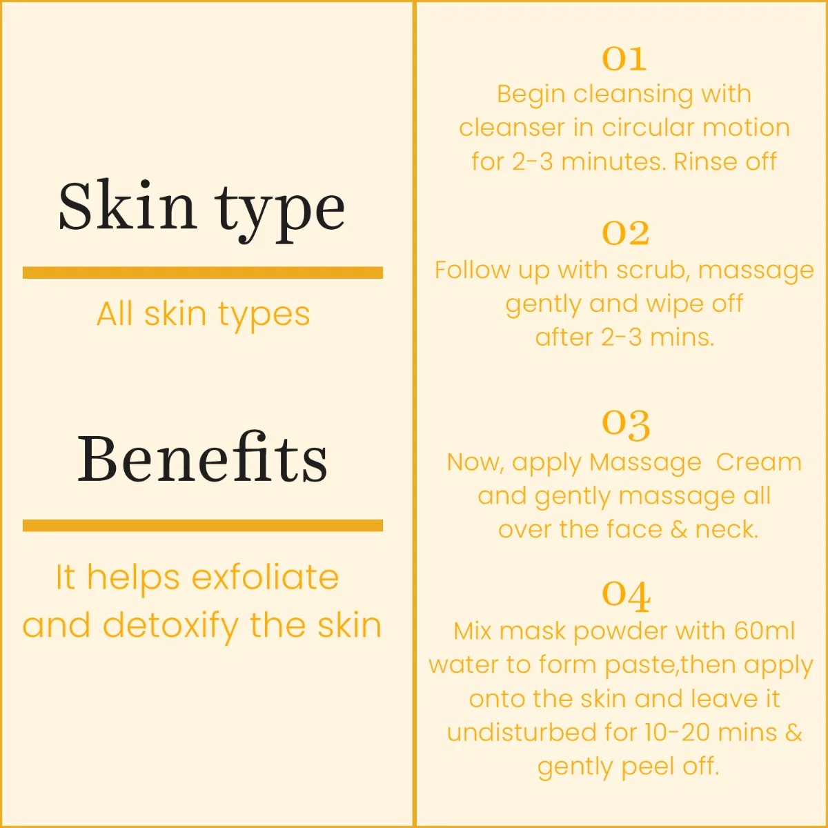 O3+ Plus Gold Infusion Facial Kit - Single Use Kit with Peel Off Mask (45gm+5ml) - 3