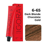 Schwarzkopf Professional Igora Royal Permanent Color Creme (6-65 Dark Blonde Chocolate Gold) - 1