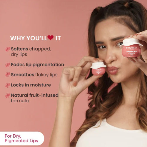 Dot & Key Lip Plumping Mask – Vitamin C + E Nourishment - 3