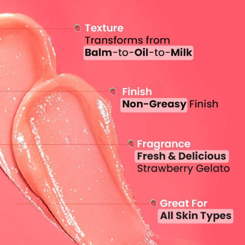 Dot & Key Strawberry Dew Cleansing Balm – Dewy & Soft Skin - 3