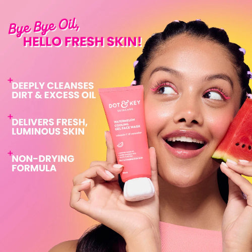Dot & Key Watermelon Gel Face Wash – Refreshing & Hydrating - 6