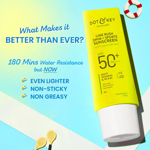 Dot & Key Swim + Sports Sunscreen SPF 50+ (Water Resistant) - 5