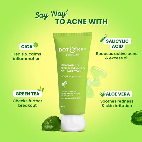 Dot & Key Cica + Salicylic Acid Face Wash – Oily Skin - 10