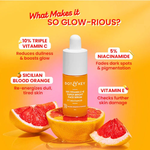 Dot & Key 10% Vitamin C + E Face Serum with 5% Niacinamide - 8