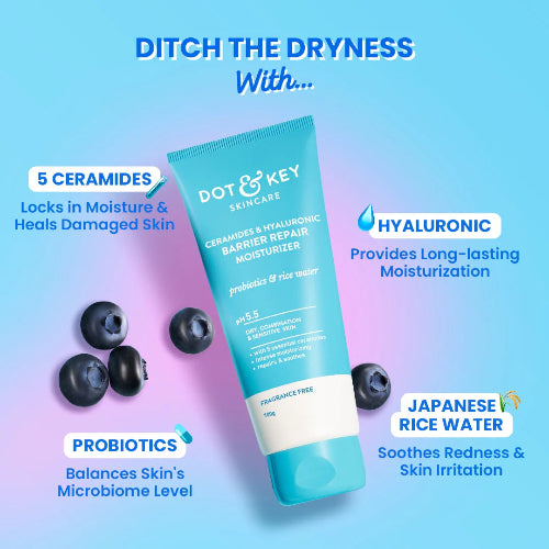 Dot & Key Barrier Repair Moisturizer (Hyaluronic + Ceramides) - 5