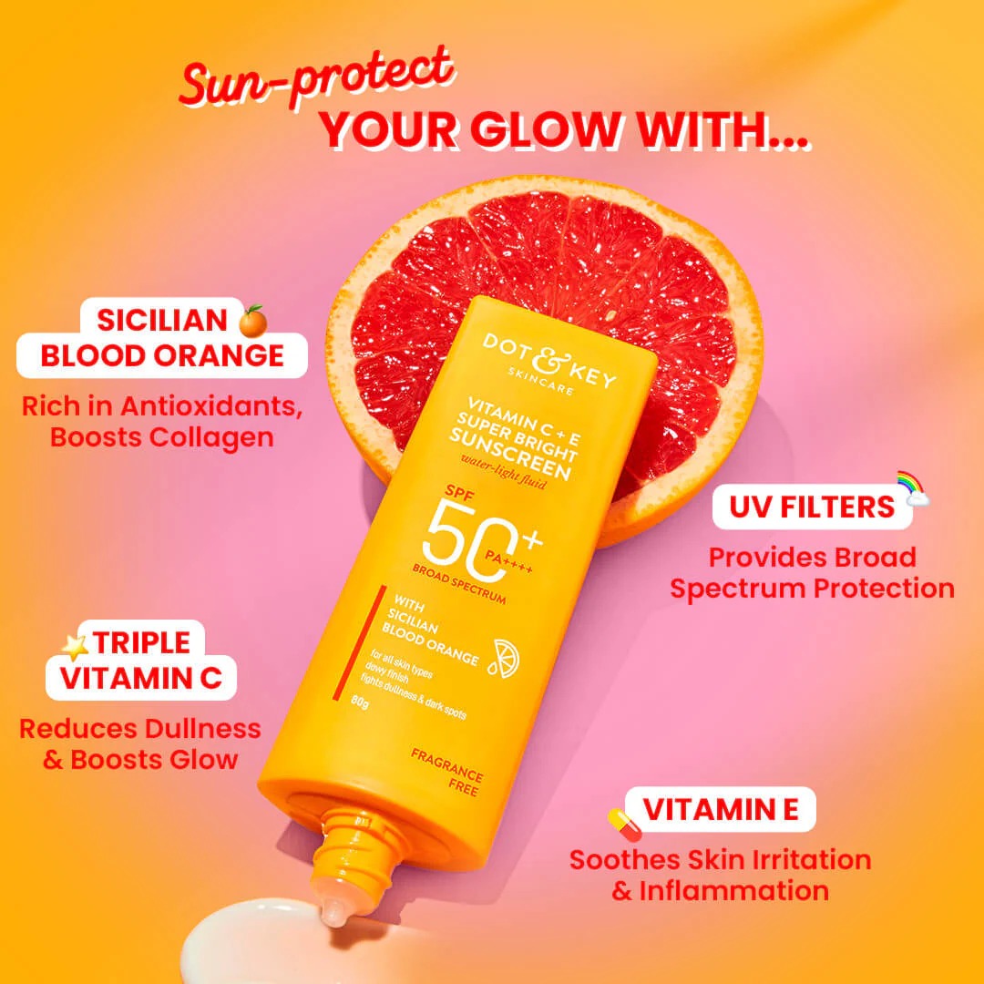 Dot & Key Vitamin C + E Sunscreen, SPF 50+ PA++++ - 3
