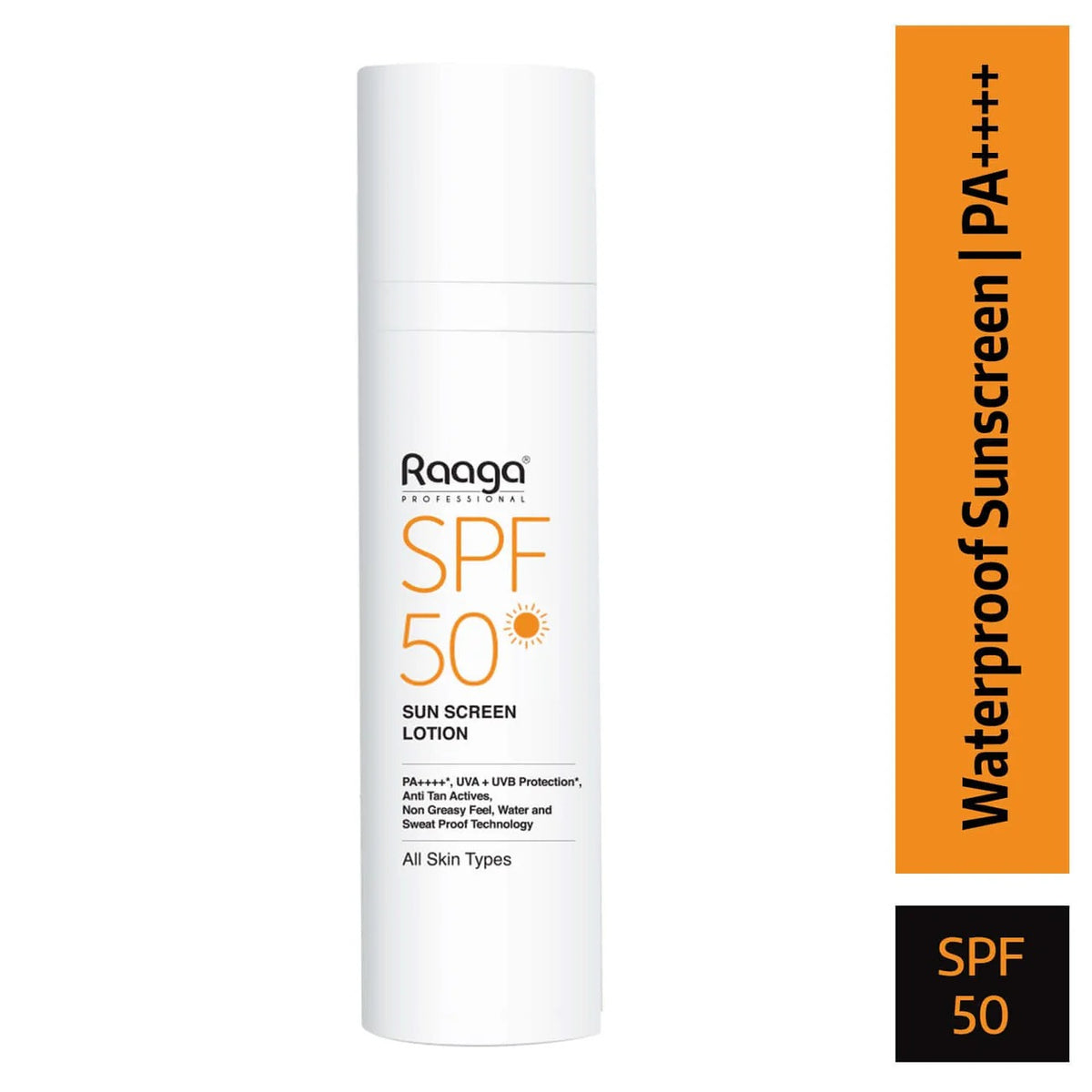 Raaga Professional SPF 50 Sunscreen Lotion | PA++++ | UVA + UVB Protection | Anti-Tan | Non-Greasy | Water & Sweat Proof | For All Skin Types – 55 ml - 4