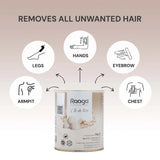 Raaga Professional White Chocolate Liposoluble Body Wax – 800ml - 5