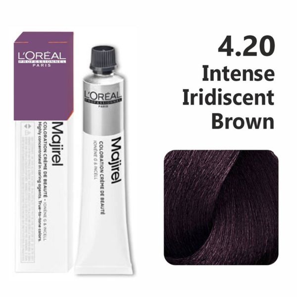 L'oreal Professionnel Paris Majirel - 4.20 (Intense Iridiscent Brown) - 1