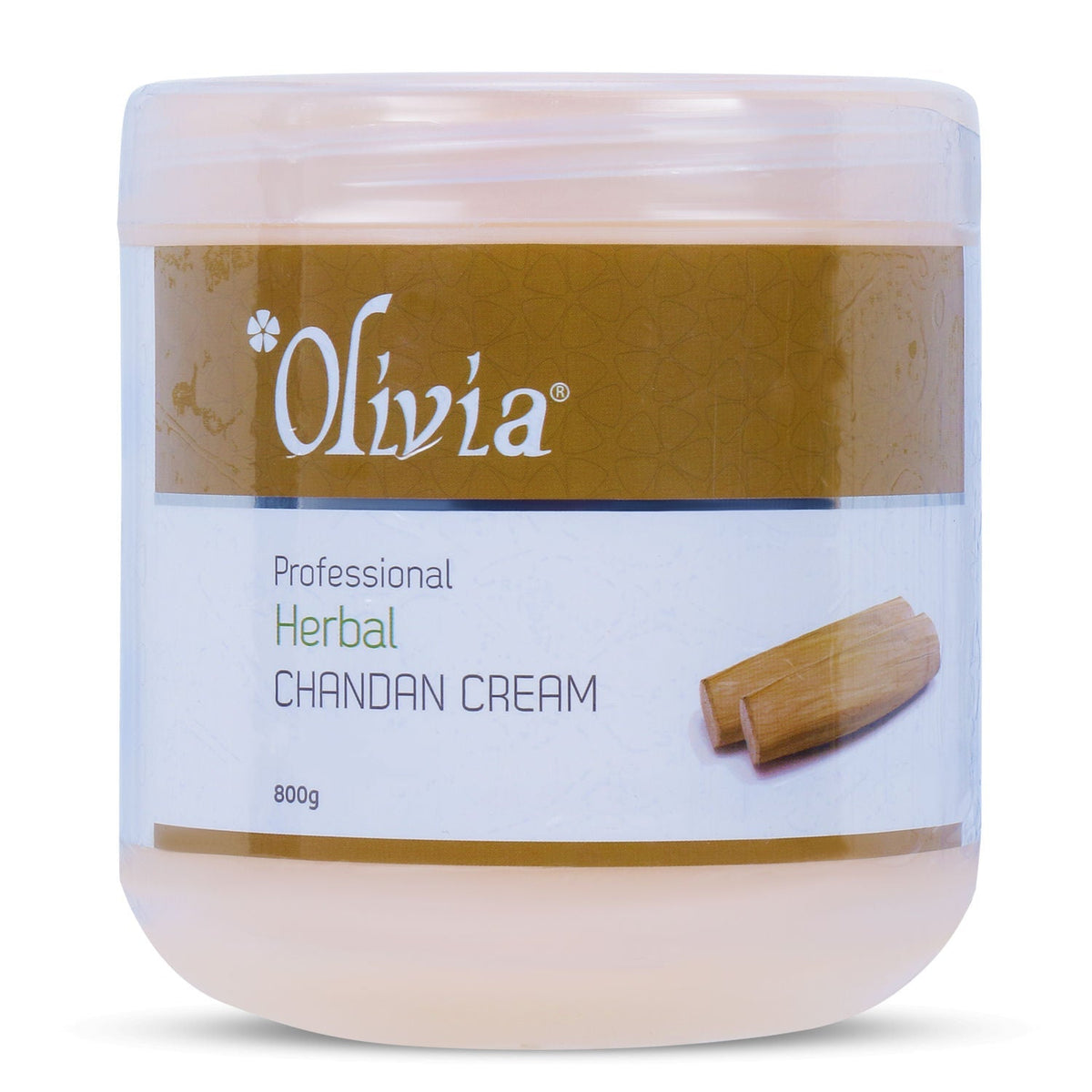 Olivia Herbal Chandan Facial Massage Cream – 800 g | Exhilarating & Soothing Sandalwood Effect - 1