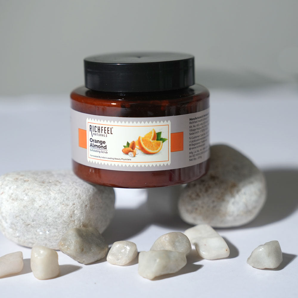 Richfeel Orange Almond Scrub – 500g - 6