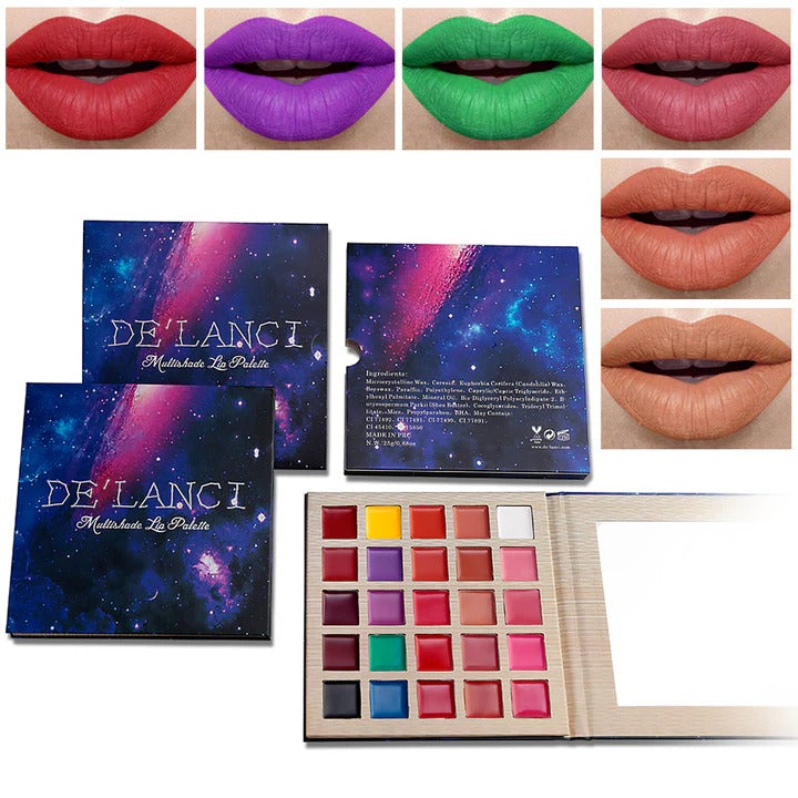 DE'LANCI Matte Lipstick Palette - 5