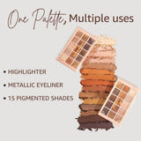 C2P Pathfinder 15 Color Eye Shadow Palette - 24g - 5