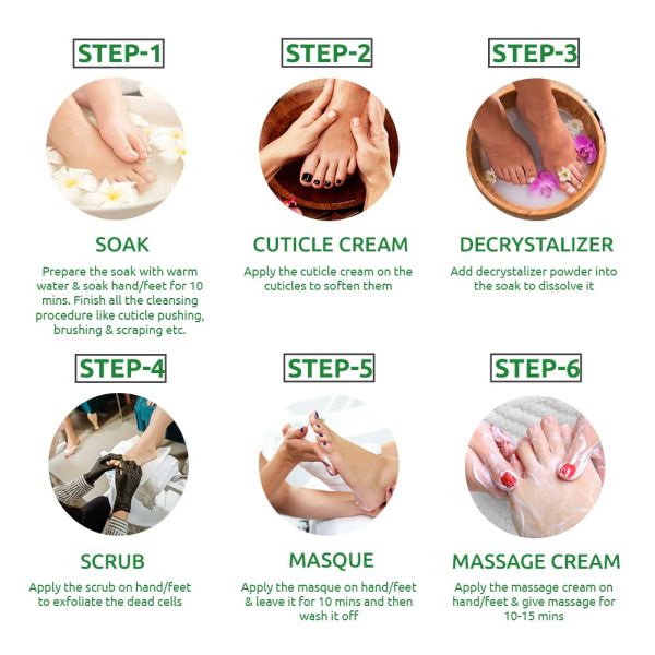 Raaga Professional Aloe Vera Pedicure and Manicure 6 Step Single Use Kit (63gm) - 5