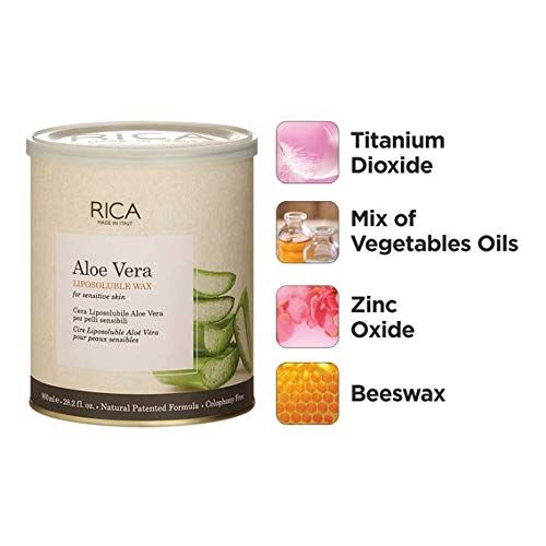 Rica Aloe Vera Wax For Sensitive Skin (800ml) - 3