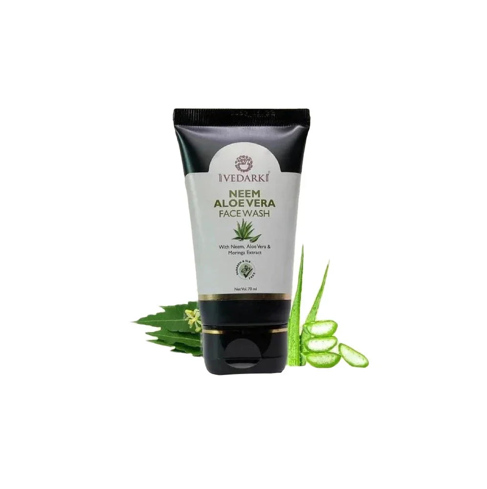 Vedark Neem, Aloe Vera & Moringa Extract Face Wash 70ml - 1